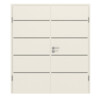 CLASSEN Doppelflügeltür 6.9 Weiß RAL 9010 CPL inkl. Zarge