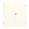 GARANT Doppelflügeltür inkl. Zarge W980ST15 Platinweiß GHK08