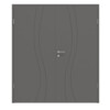 HÖRMANN Doppelflügeltür Groove 51 Staubgrau RAL 7037 Lack DesignLine mit Zarge