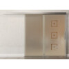ERKELENZ Doppelflügel-Glasschiebetür Pescara Motiv klar DORMA MUTO Teleskop Variante 1 