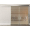 ERKELENZ Doppelflügel-Glasschiebetür Quer Motiv klar DORMA MUTO Teleskop Variante 1 