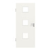 HUGA Innentür Weiß ähnlich RAL 9016 Mattlack Basic mit Lichtausschnitt LA 10