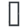 HUGA Innentür Anthrazit ähnlich RAL 7016 Lack Basic mit Lichtausschnitt LA-27