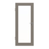 HUGA Innentür Taupe Lack Basic mit Lichtausschnitt LA-27