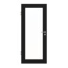 HUGA Innentür Schwarz ähnlich RAL 9005 Mattlack Basic mit Lichtausschnitt LA 27