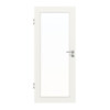 HUGA Innentür Weiß ähnlich RAL 9016 Mattlack Basic mit Lichtausschnitt LA 27