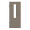 HÖRMANN Innentür Taupe RAL 7048 Mattlack ProLine mit Lichtausschnitt LA 4 mittig