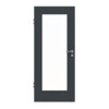 HUGA Innentür Anthrazit ähnlich RAL 7016 Lack Basic mit Lichtausschnitt LA-8