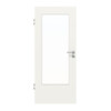 HUGA Innentür Weiß ähnlich RAL 9016 Mattlack Basic mit Lichtausschnitt LA-DIN