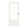 HÖRMANN Innentür Carolina 5 Weißlack ClassicLine mit Lichtausschnitt LA 3 Sprosse 2/4