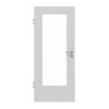 JELD-WEN Innentür Classic Nickelgrau ähnl. RAL 7047 ExpertLack mit Lichtausschnitt LÖ-33