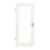 JELD-WEN Innentür Contour 1F Brillantweiß ähnl. RAL 9016 ExpertLack mit Lichtausschnitt LA-1G