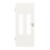 JELD-WEN Innentür Contour 4FS Brillantweiß ähnl. RAL 9016 ExpertLack mit Lichtausschnitt LA-2G