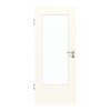 GARANT Zimmertür 0105-60 Pearl White CePaL mit Lichtausschnitt LA-DIN