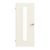 Innentür-Set Glatt Premium Weißlack RAL 9010 reverse mit Lichtausschnitt LA-02 mit Zarge und Drücker