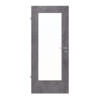 JELD-WEN Innentür Trend Concrete Anthrazit Optima DuriTop CPL mit Lichtausschnitt LÖ-20
