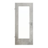 JELD-WEN Innentür Trend Concrete Hell Optima DuriTop CPL mit Lichtausschnitt LÖ-20