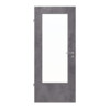 JELD-WEN Innentür Trend Concrete Anthrazit Optima DuriTop CPL mit Lichtausschnitt LÖ-23