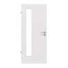 JELD-WEN Innentür Grauweiß Optima DuriTop CPL mit Lichtausschnitt LÖ-62 bandseitig