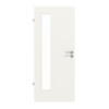 JELD-WEN Innentür Brillantweiß 9016 Optima mit Lichtausschnitt LÖ-62 bandseitig