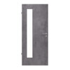 JELD-WEN Innentür Trend Concrete Anthrazit Optima DuriTop CPL mit Lichtausschnitt LÖ-62 bandseitig