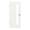 JELD-WEN Innentür Brillantweiß 9016 Optima mit Lichtausschnitt LÖ-62 schlossseitig