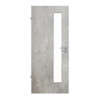 JELD-WEN Innentür Trend Concrete Hell Optima DuriTop CPL mit Lichtausschnitt LÖ-62 schlossseitig
