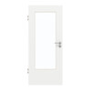 GARANT Zimmertür D354-60 Designer White Resopal mit Lichtausschnitt LA-DIN