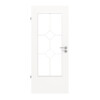 WESTAG Innentür Arctic Weiß A 222 RAL 9016 PortaLit CPL mit Lichtausschnitt LA-DIN Sprosse 2