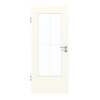GARANT Zimmertür 0105-60 Pearl White CePaL mit Lichtausschnitt LA-DIN Sprosse SP0