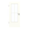 GARANT Zimmertür U11026SD Kristallweiß GHK08 mit Lichtausschnitt LA-DIN Sprosse SP0