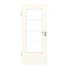 GARANT Zimmertür 0105-60 Pearl White CePaL mit Lichtausschnitt LA-DIN Sprosse SP10
