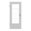 GARANT Zimmertür D92-60 Dove Grey Resopal mit Lichtausschnitt LA-DIN Sprosse SP10