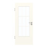 GARANT Zimmertür 0105-60 Pearl White CePaL mit Lichtausschnitt LA-DIN Sprosse SP2