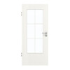 GARANT Zimmertür Authentic Bianco GCK08 mit Lichtausschnitt LA-DIN Sprosse SP4