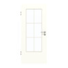 GARANT Zimmertür U11026SD Kristallweiß GHK08 mit Lichtausschnitt LA-DIN Sprosse SP4