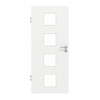 GARANT Zimmertür D354-60 Designer White Resopal mit Lichtausschnitt LA-10