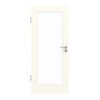 GARANT Zimmertür 0105-60 Pearl White CePaL mit Lichtausschnitt LA-2
