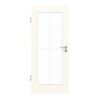 GARANT Zimmertür 0105-60 Pearl White CePaL mit Lichtausschnitt LA-2 Sprosse SP0