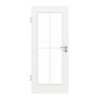 GARANT Zimmertür D354-60 Designer White Resopal mit Lichtausschnitt LA-2 Sprosse SP0