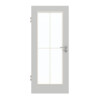 GARANT Zimmertür D92-60 Dove Grey Resopal mit Lichtausschnitt LA-2 Sprosse SP0