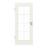 GARANT Zimmertür 0135-60 Rain Resopal mit Lichtausschnitt LA-2 Sprosse SP1