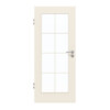 GARANT Zimmertür 0140-60 Dawn Resopal mit Lichtausschnitt LA-2 Sprosse SP1