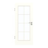 GARANT Zimmertür U11026SD Kristallweiß GHK08 mit Lichtausschnitt LA-2 Sprosse SP1
