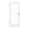 GARANT Zimmertür Authentic Bianco CePaL mit Lichtausschnitt LA-2 Sprosse SP10