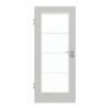 GARANT Zimmertür D92-60 Dove Grey Resopal mit Lichtausschnitt LA-2 Sprosse SP10