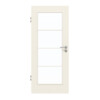 GARANT Zimmertür Weißlack 9010 GHK08 mit Lichtausschnitt LA-2 Sprosse SP10