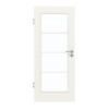 GARANT Zimmertür Weißlack 9016 GHK08 mit Lichtausschnitt LA-2 Sprosse SP10