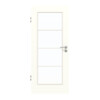 GARANT Zimmertür U11026SD Kristallweiß GHK08 mit Lichtausschnitt LA-2 Sprosse SP10