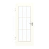GARANT Zimmertür U11026SD Kristallweiß GHK08 mit Lichtausschnitt LA-2 Sprosse SP2